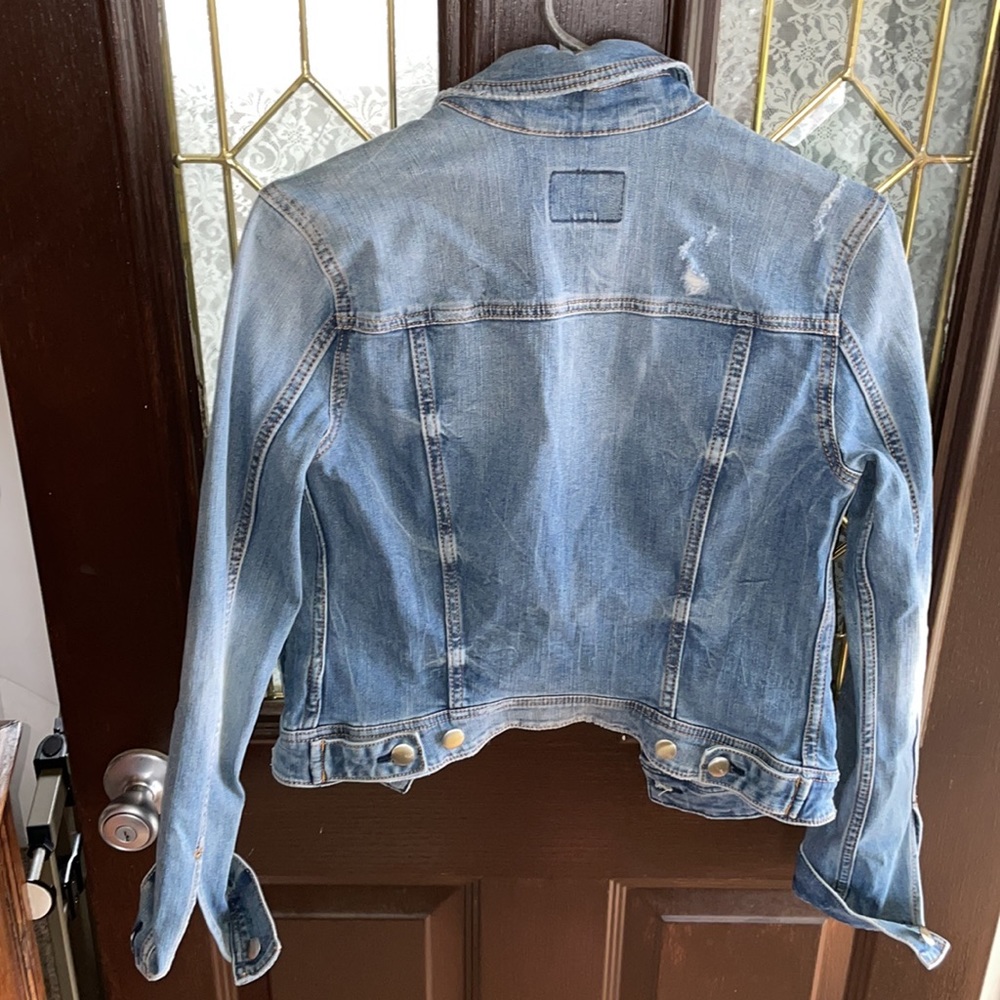 Women’s cropped Jean jacket - Picture 4 of 5